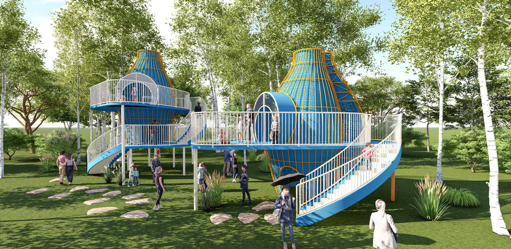 非標(biāo)組合滑梯