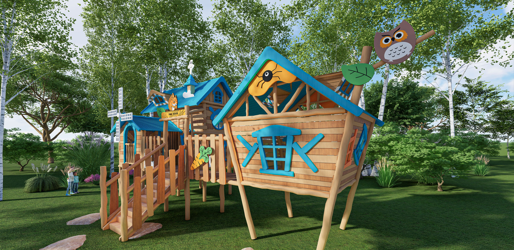 非標(biāo)木質(zhì)滑梯